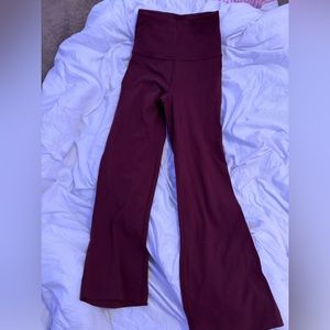 Lululemon 24 inch lightly flared leggings